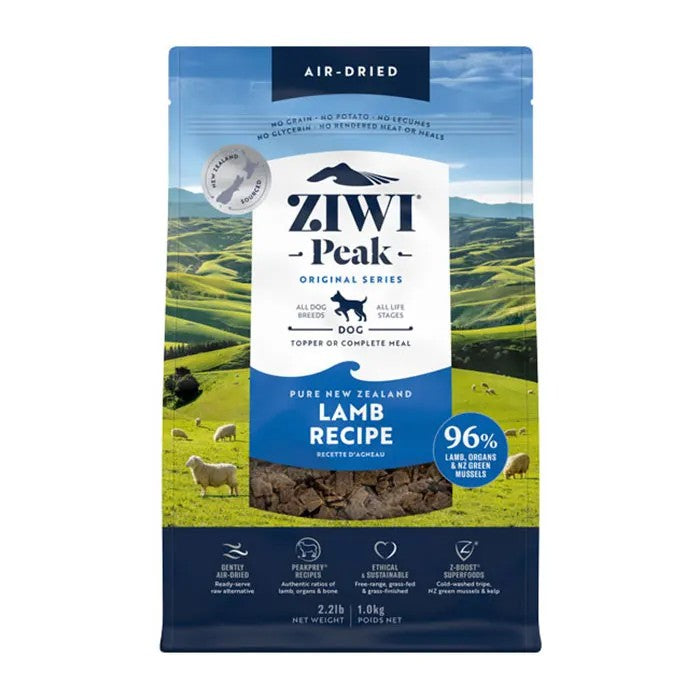 Ziwi Peak Air Dried Lamb Recipe Dry Dog Food