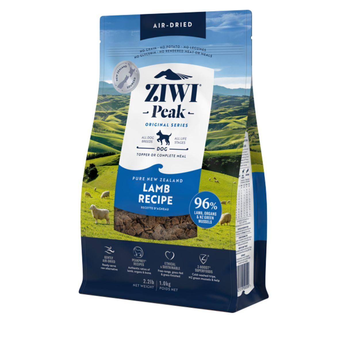 Ziwi Peak Air Dried Lamb Recipe Dry Dog Food