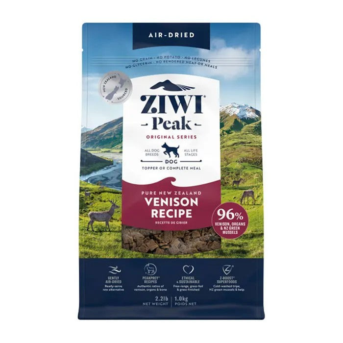 Ziwi Peak Air Dried Venison Recipe Dry Dog Food