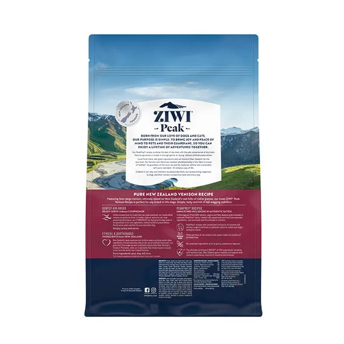 Ziwi Peak Air Dried Venison Recipe Dry Dog Food
