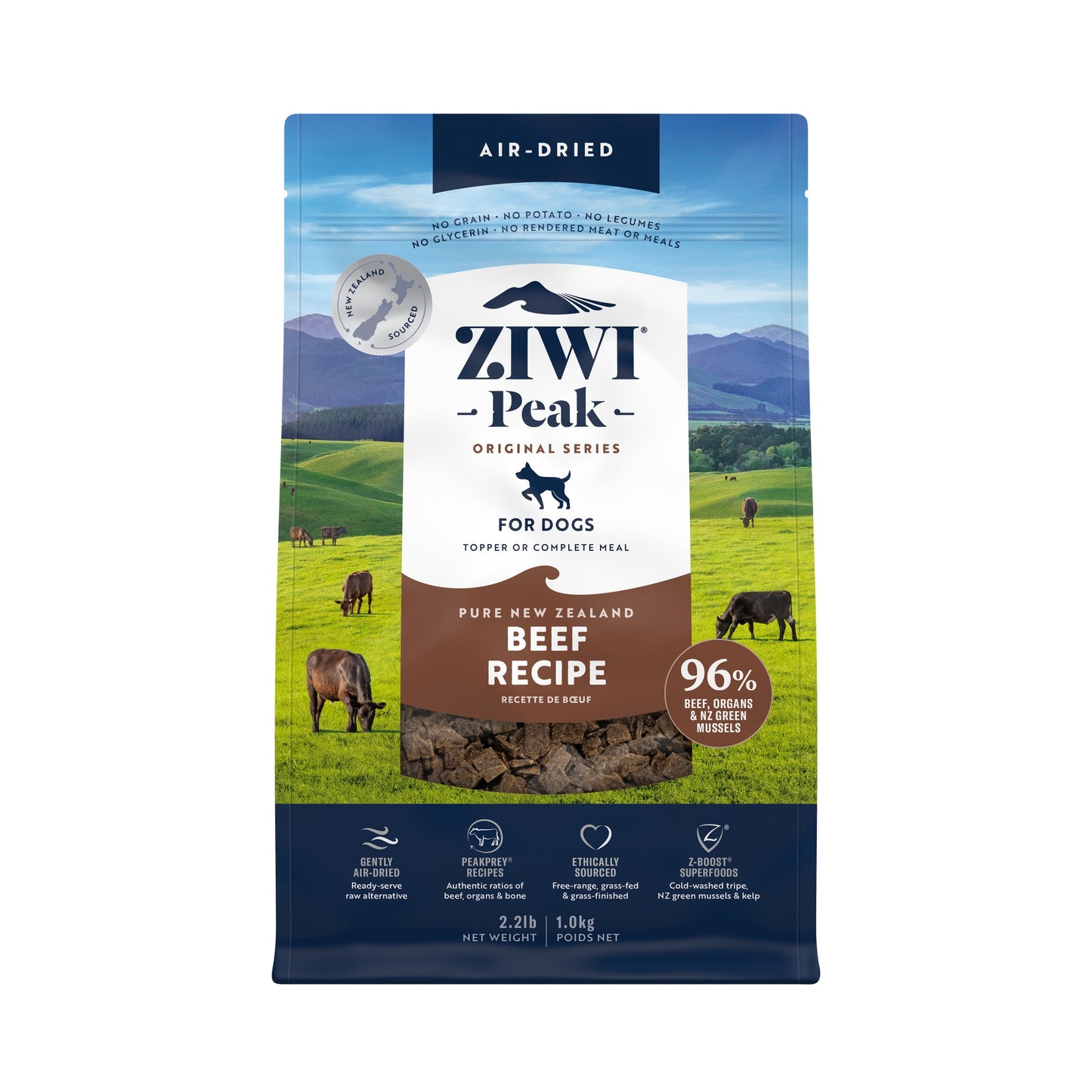 Ziwi Peak Air Dried Beef Recipe Dry Dog Food