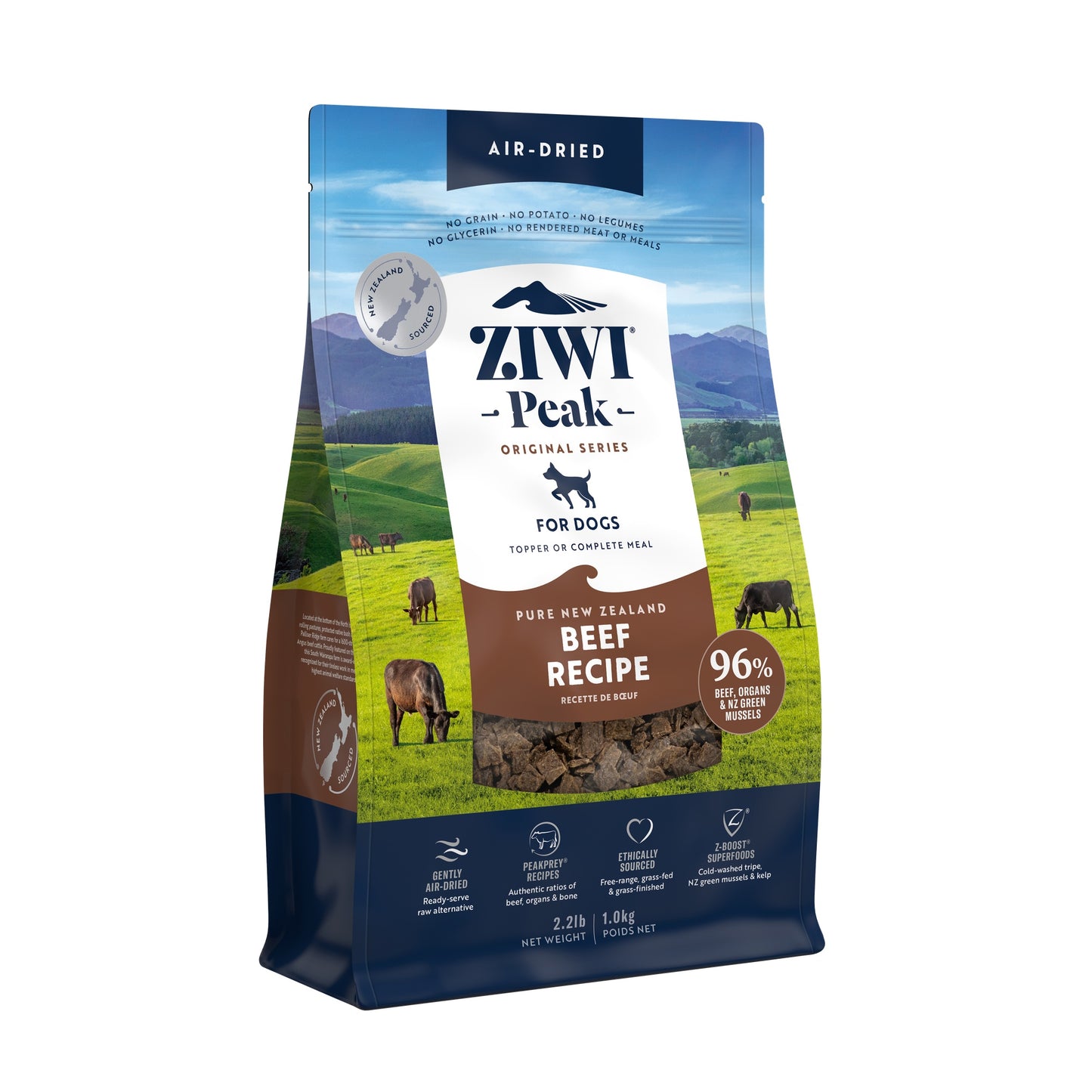 Ziwi Peak Air Dried Beef Recipe Dry Dog Food