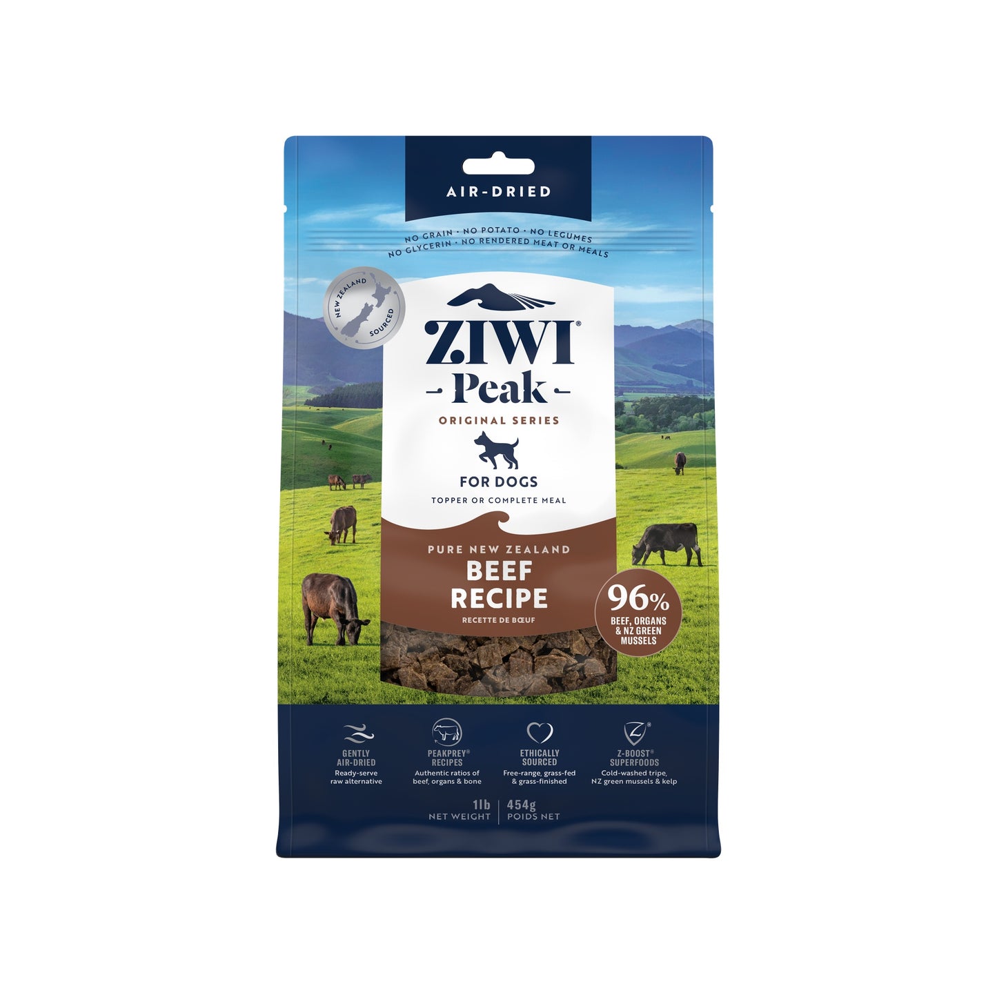 Ziwi Peak Air Dried Beef Recipe Dry Dog Food