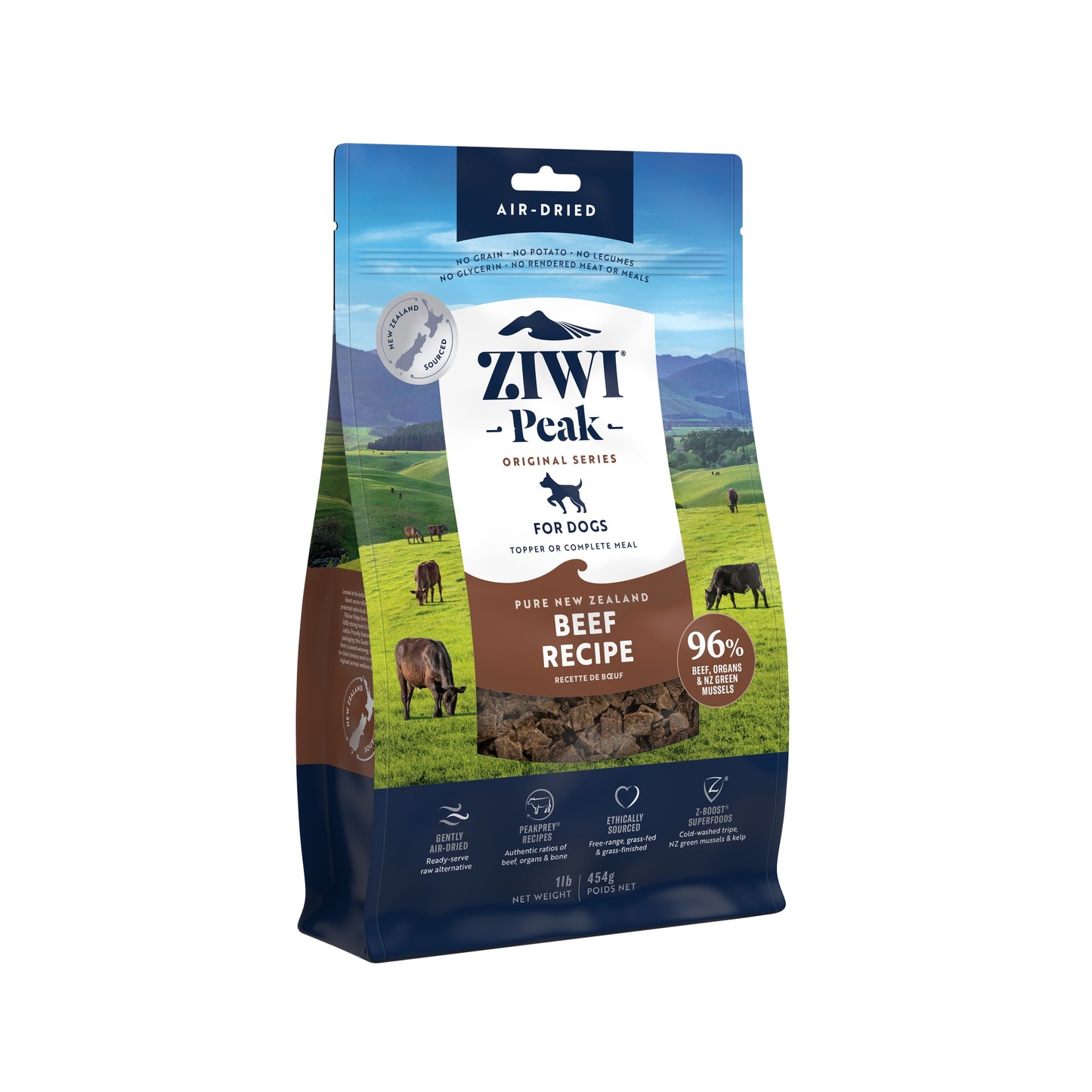 Ziwi Peak Air Dried Beef Recipe Dry Dog Food