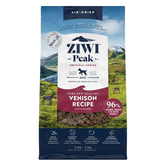 Ziwi Peak Air Dried Venison Recipe Dry Dog Food