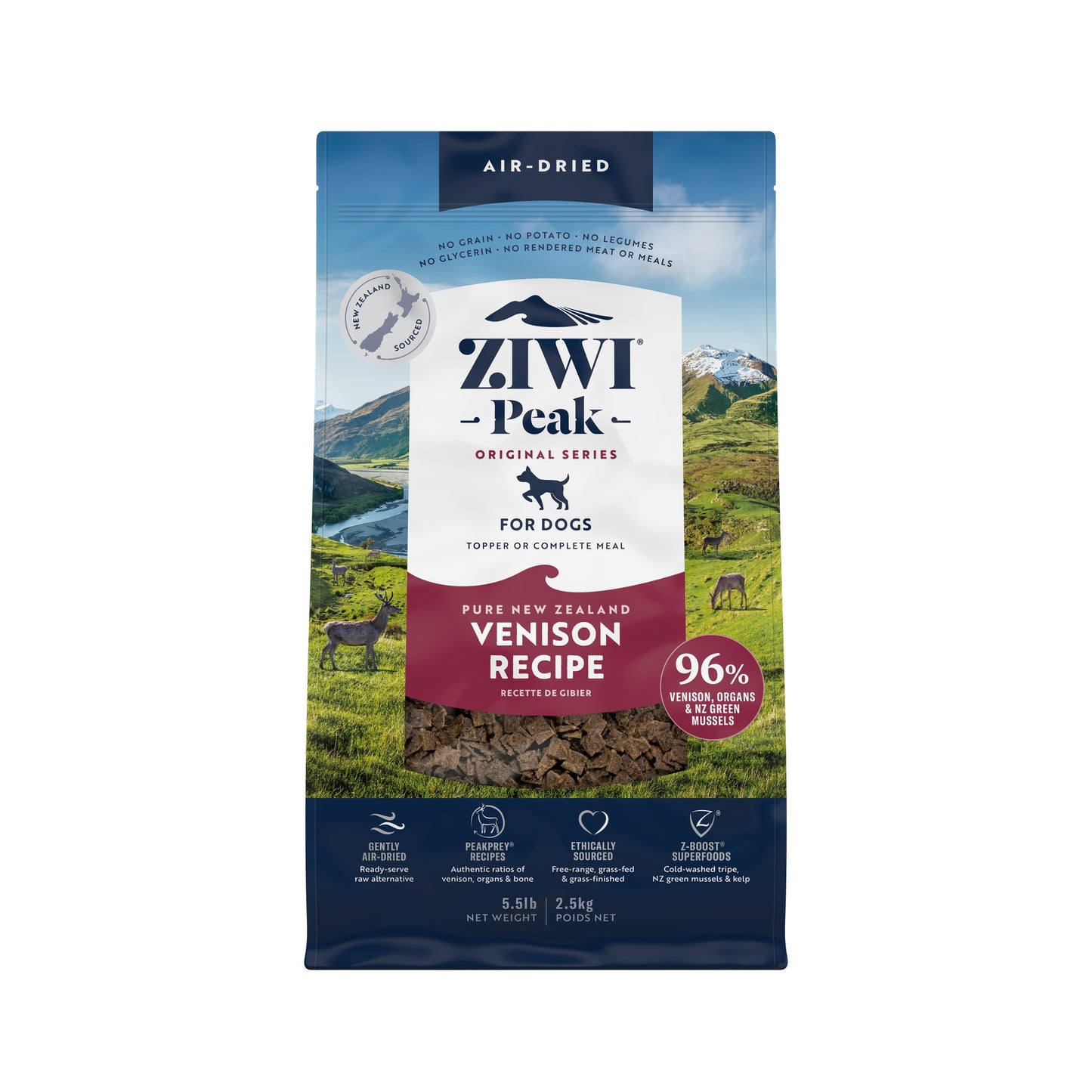 Ziwi Peak Air Dried Venison Recipe Dry Dog Food