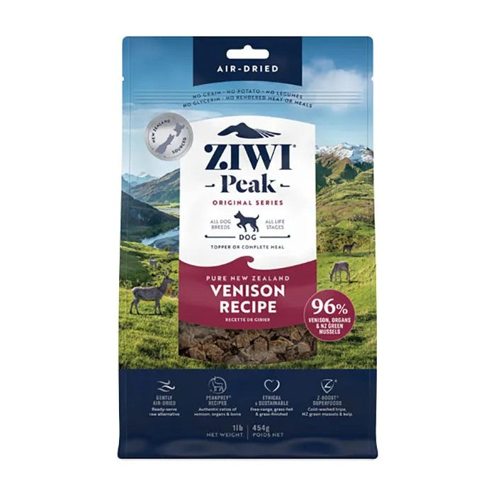 Ziwi Peak Air Dried Venison Recipe Dry Dog Food
