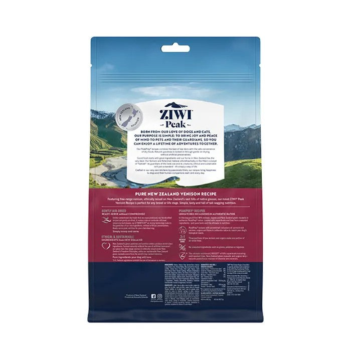 Ziwi Peak Air Dried Venison Recipe Dry Dog Food