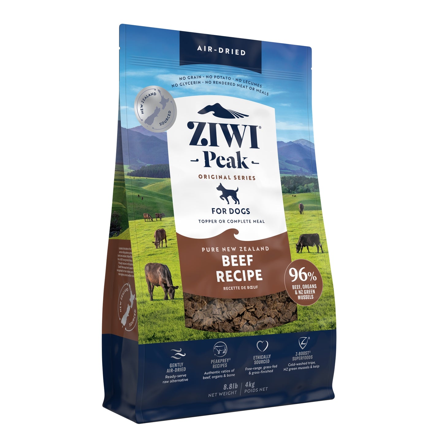 Ziwi Peak Air Dried Beef Recipe Dry Dog Food