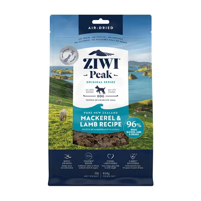 Ziwi Peak Air Dried Mackerel & Lamb Recipe Dry Dog Food
