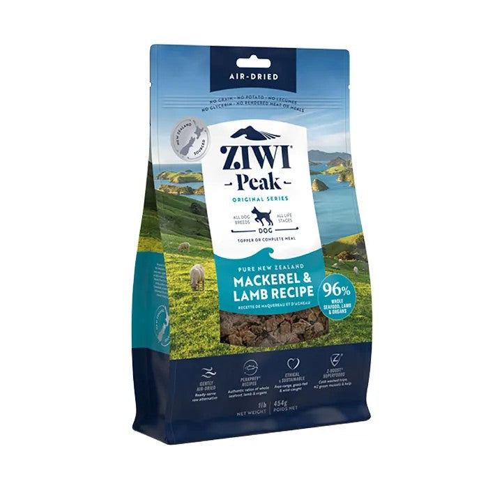 Ziwi Peak Air Dried Mackerel & Lamb Recipe Dry Dog Food