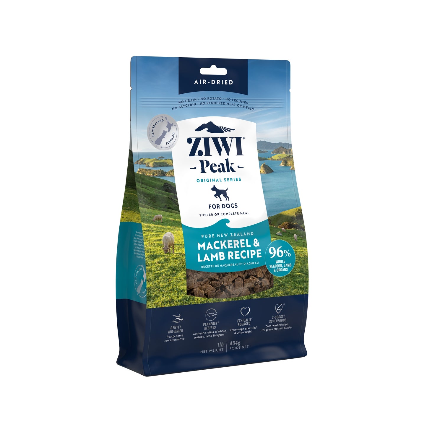 Ziwi Peak Air Dried Mackerel & Lamb Recipe Dry Dog Food