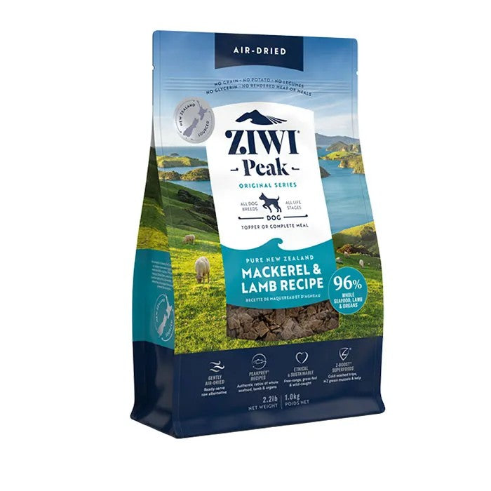 Ziwi Peak Air Dried Mackerel & Lamb Recipe Dry Dog Food