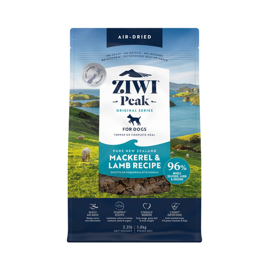 Ziwi Peak Air Dried Mackerel & Lamb Recipe Dry Dog Food