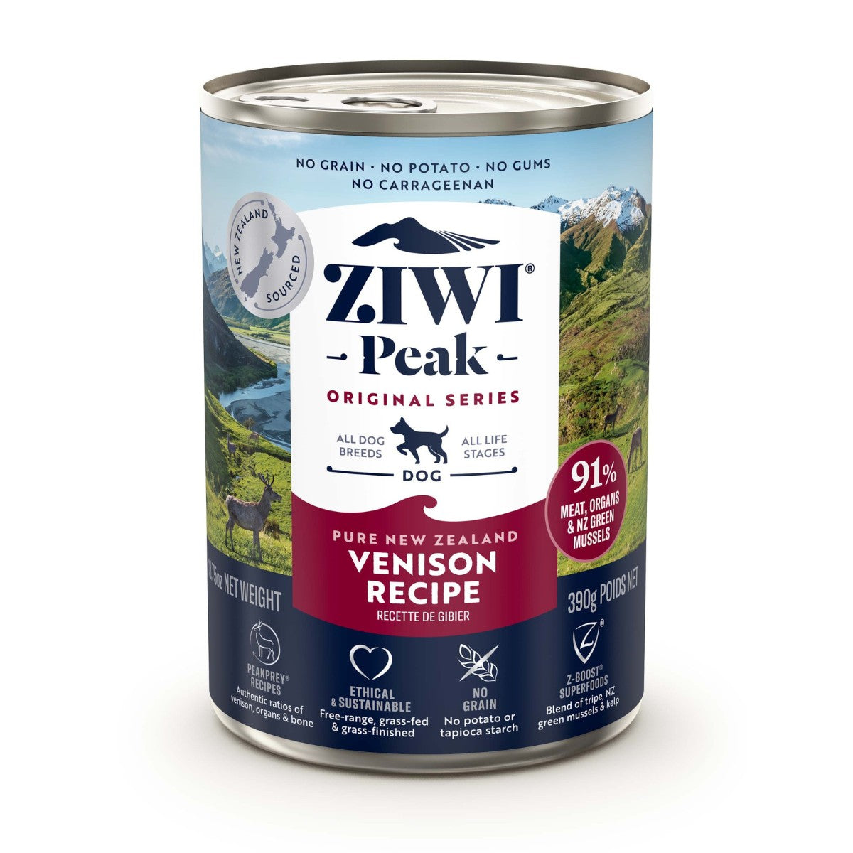 Ziwi Peak Venison Recipe Wet Dog Food