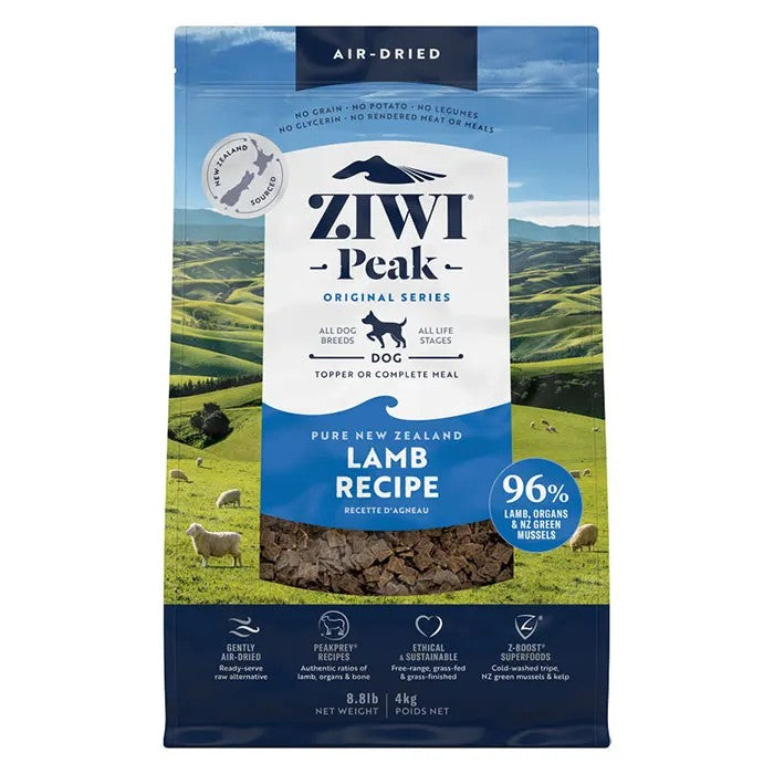Ziwi Peak Air Dried Lamb Recipe Dry Dog Food