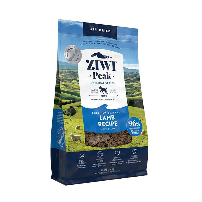 Ziwi Peak Air Dried Lamb Recipe Dry Dog Food