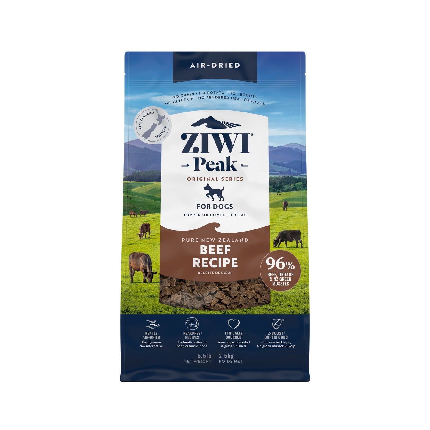 Ziwi Peak Air Dried Beef Recipe Dry Dog Food