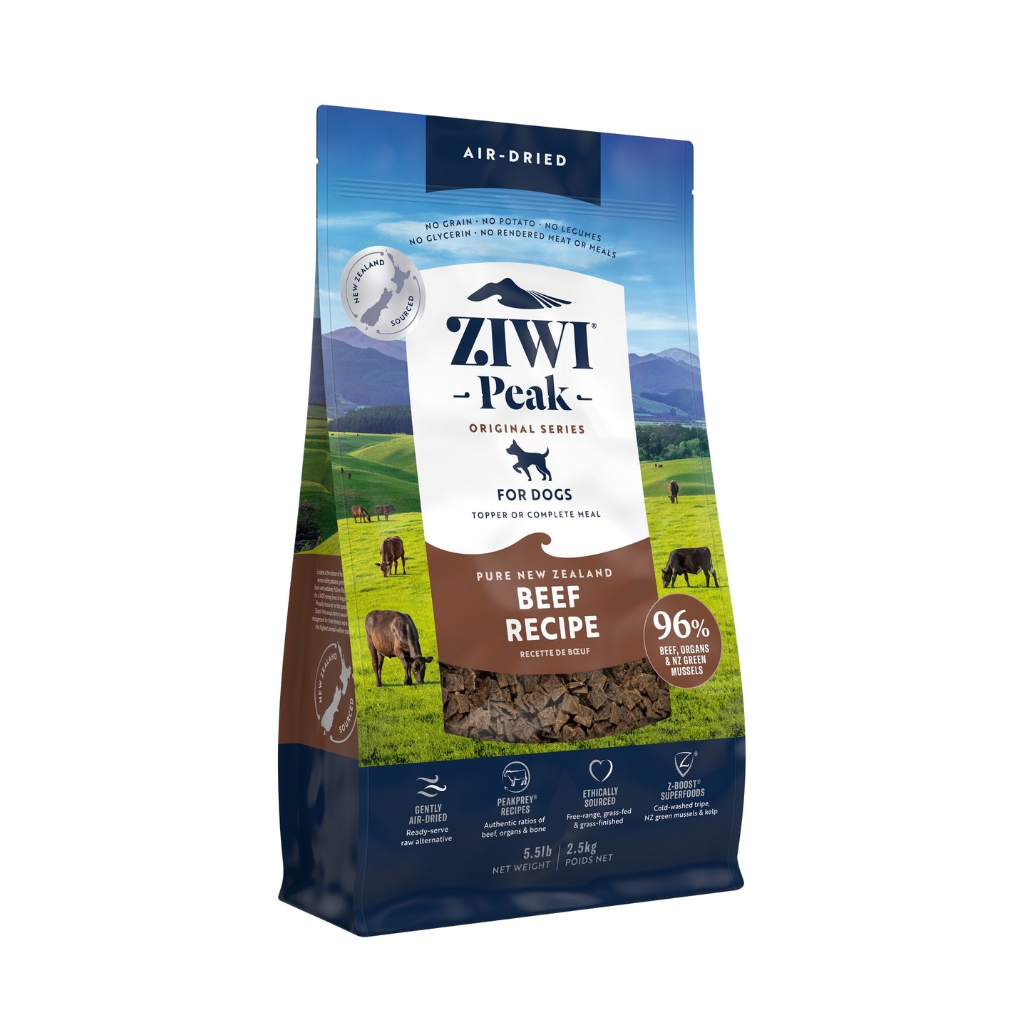 Ziwi Peak Air Dried Beef Recipe Dry Dog Food