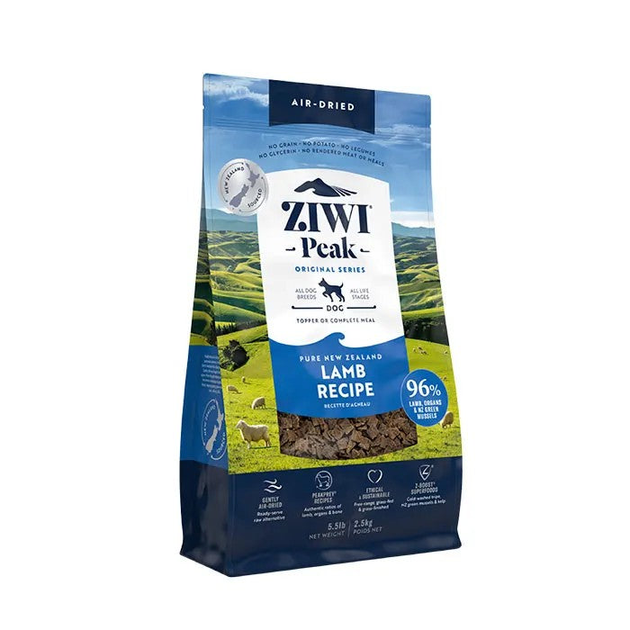 Ziwi Peak Air Dried Lamb Recipe Dry Dog Food