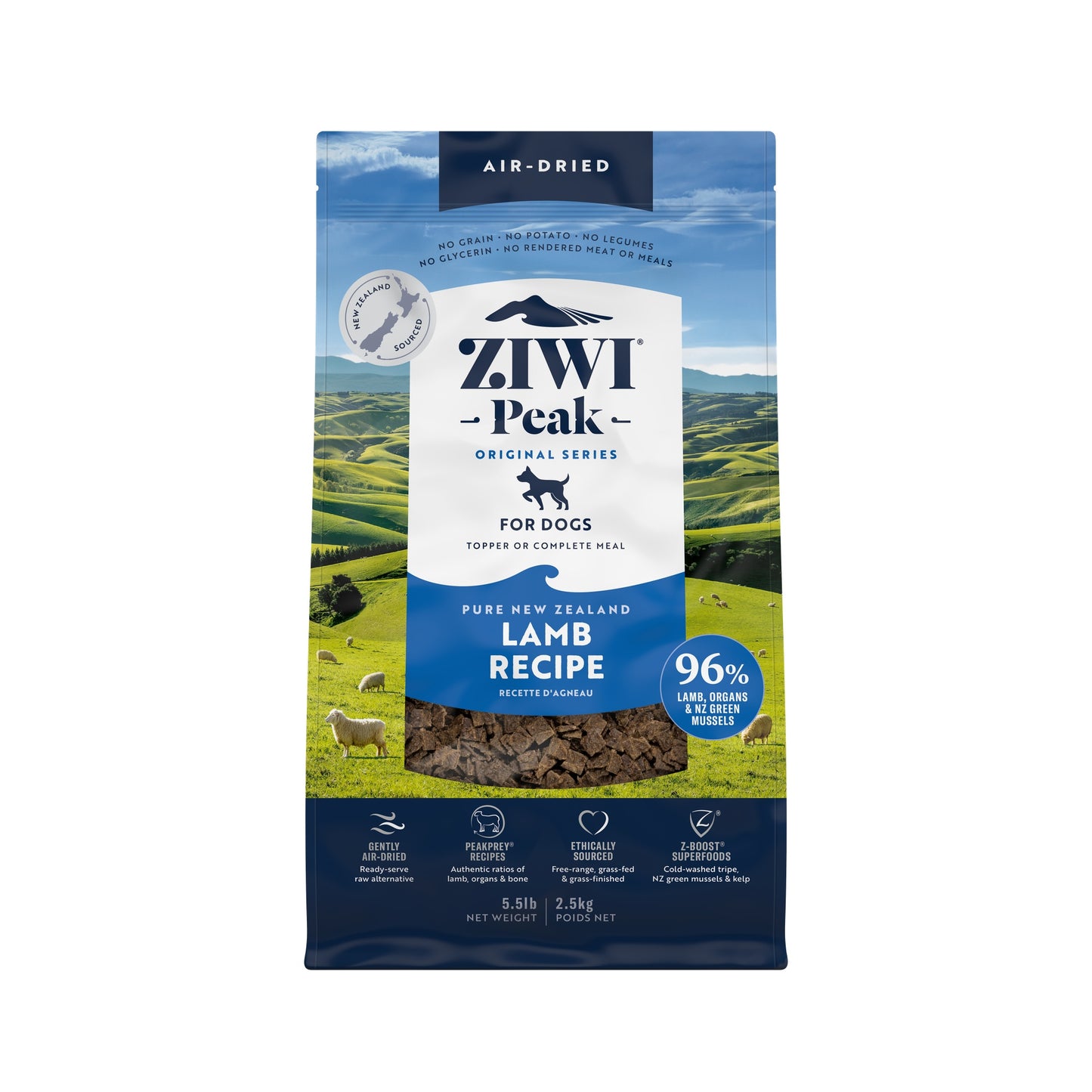 Ziwi Peak Air Dried Lamb Recipe Dry Dog Food