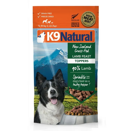 K9 Natural Freeze Dried Lamb Feast Dog Food Topper