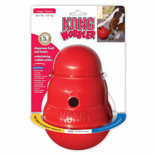 KONG Wobbler Treat Dispensing Dog Toy