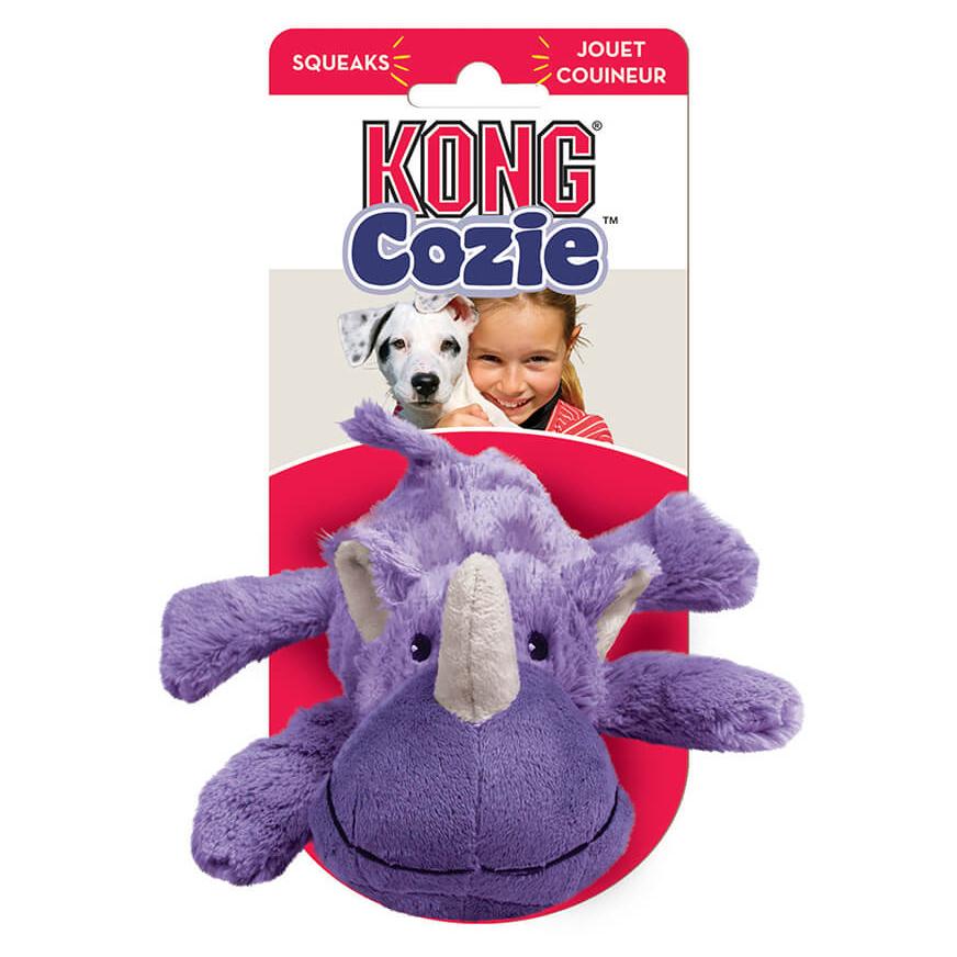 KONG Cozie Rosie Rhino Dog Toy