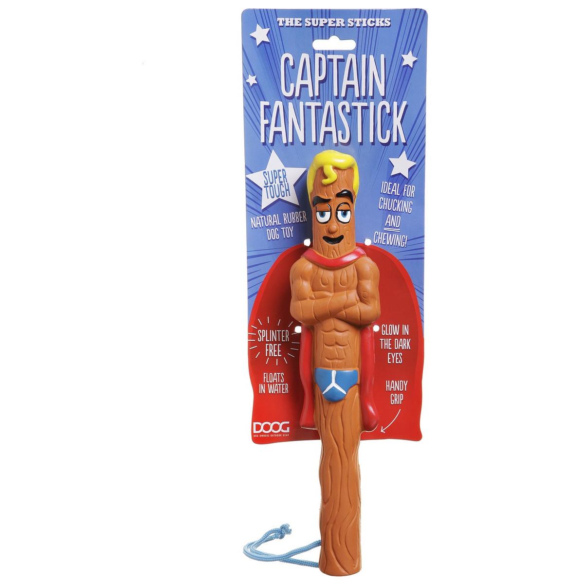 DOOG Superstick Captain Fantastick Dog Toy