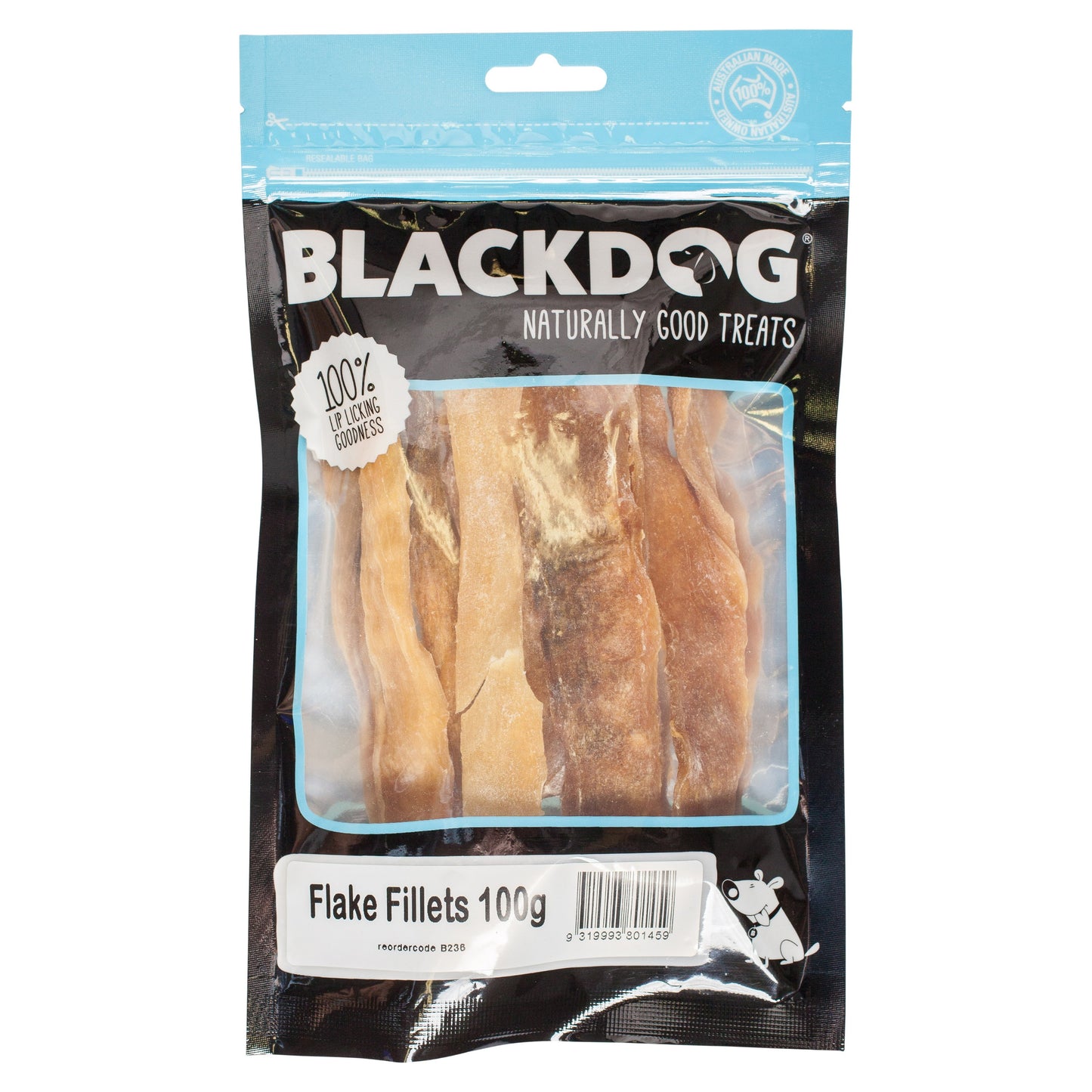 Blackdog Flake Fillets Dog Treats