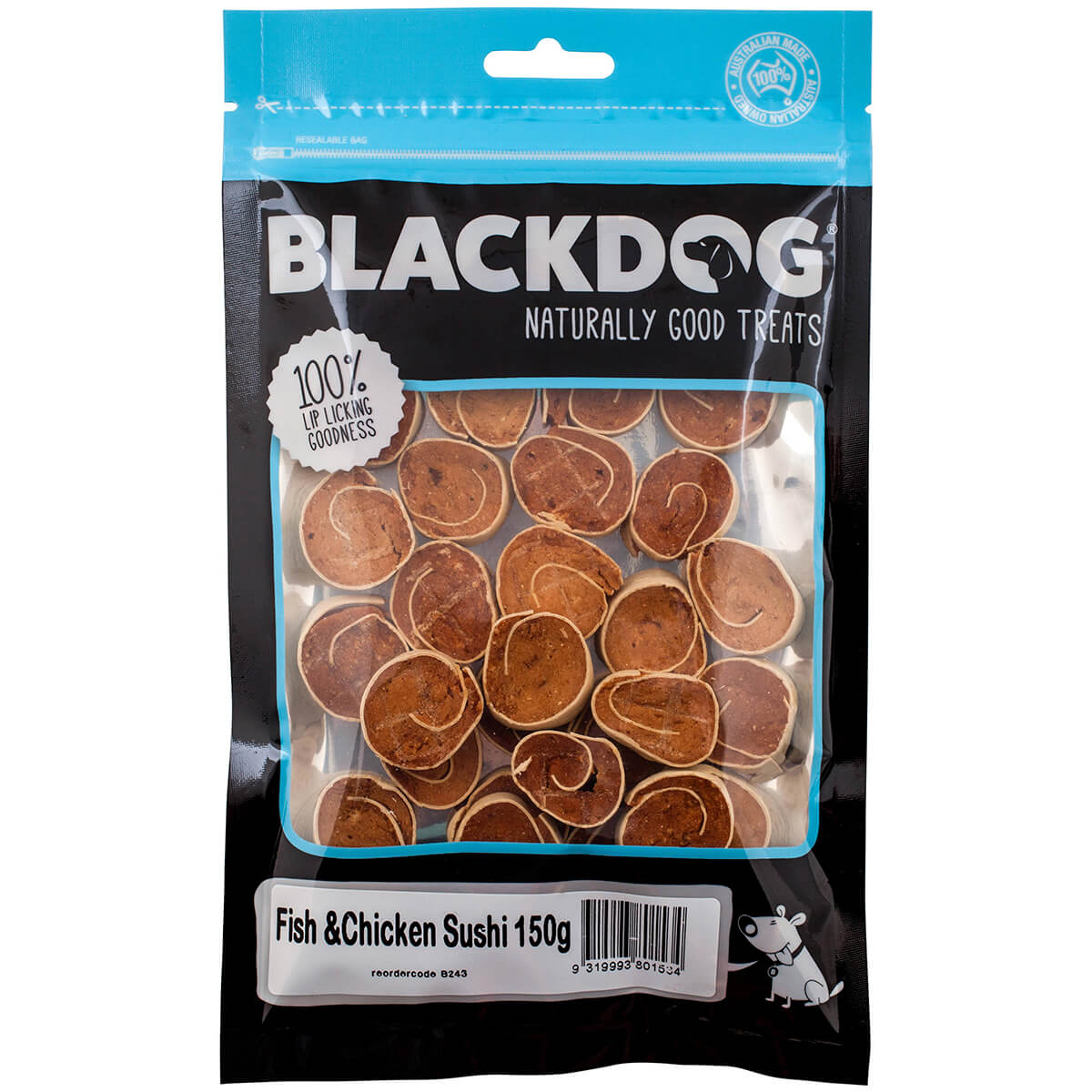 Black Dog Fish & Chicken Sushi Dog Treats