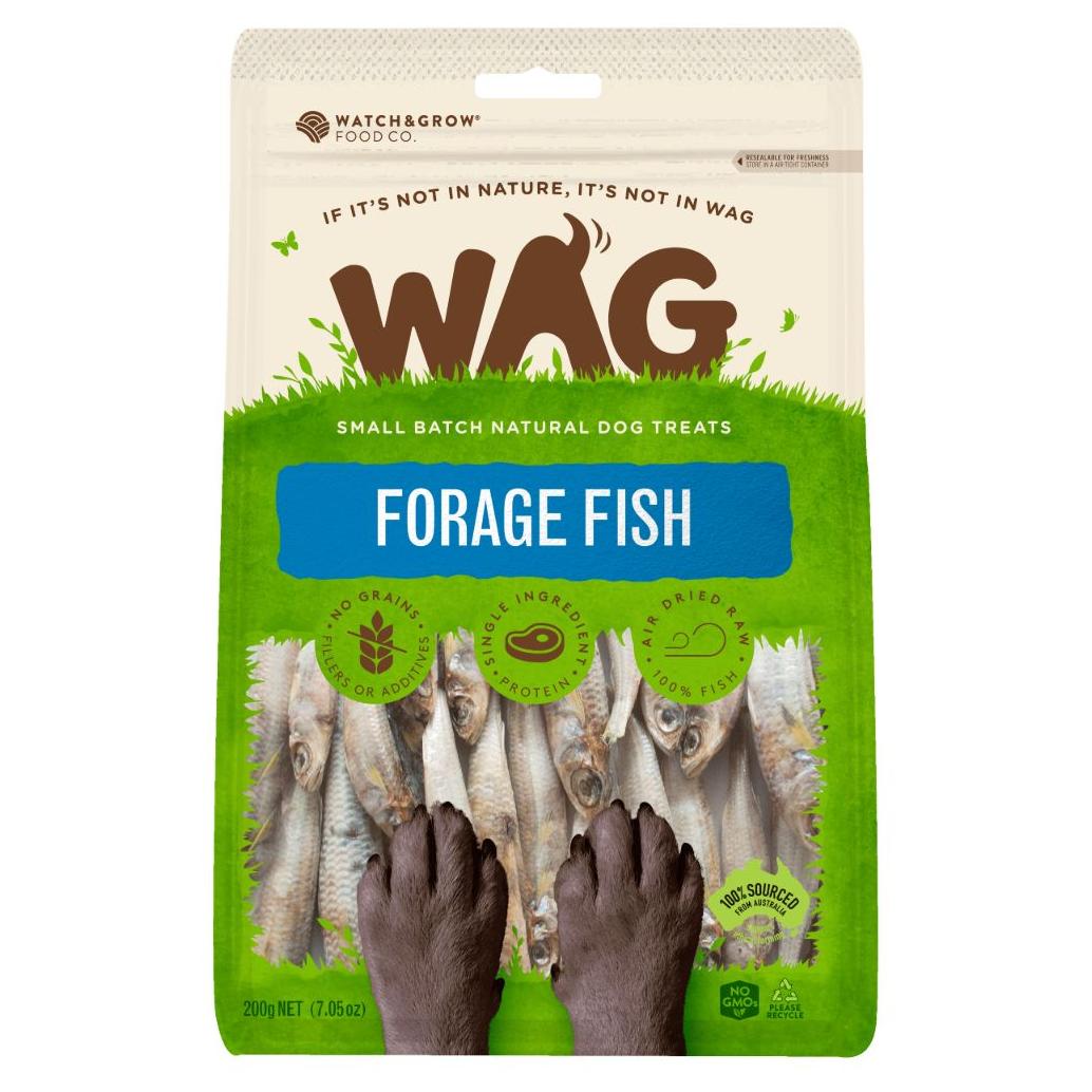 WAG Forage Fish Dog Treats 200g