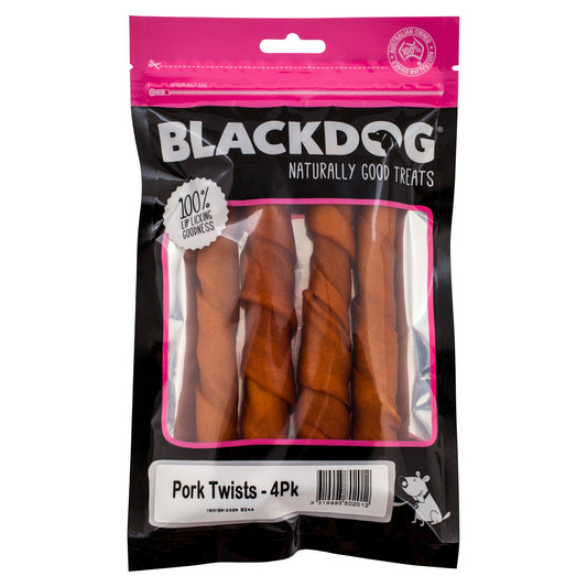 Blackdog Pork Twist Dog Treats