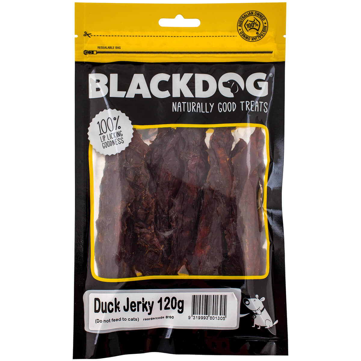 Black Dog Duck Jerky Dog Treats