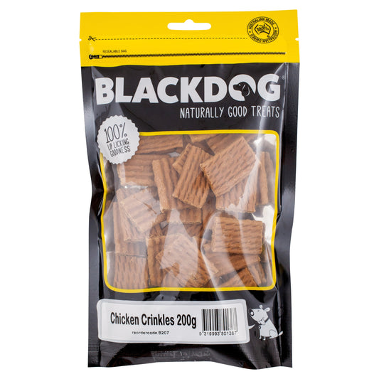 Blackdog Chicken Crinkles Dog Treats
