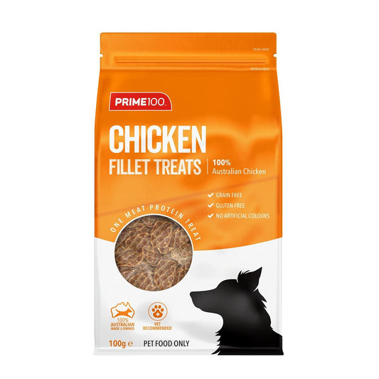 Prime100 Chicken Fillet Dog Treats 100G