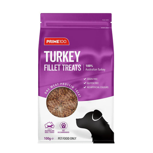 Prime100 Turkey Fillet Dog Treats 100G