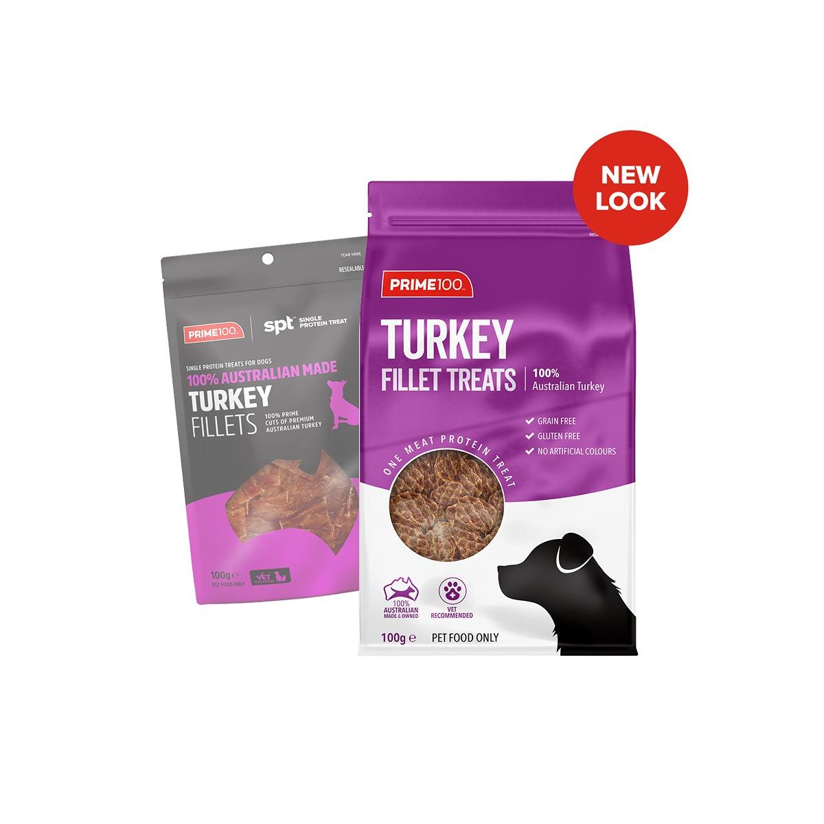 Prime100 Turkey Fillet Dog Treats 100G