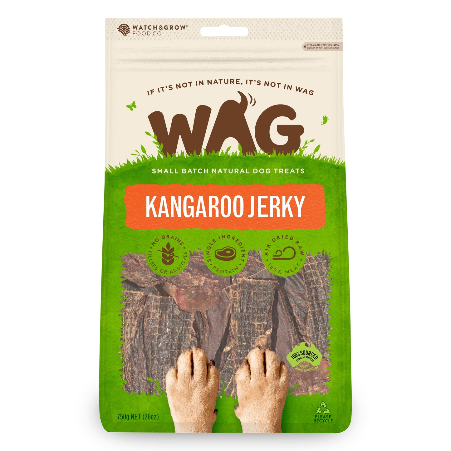 WAG Kangaroo Jerky Dog Treats