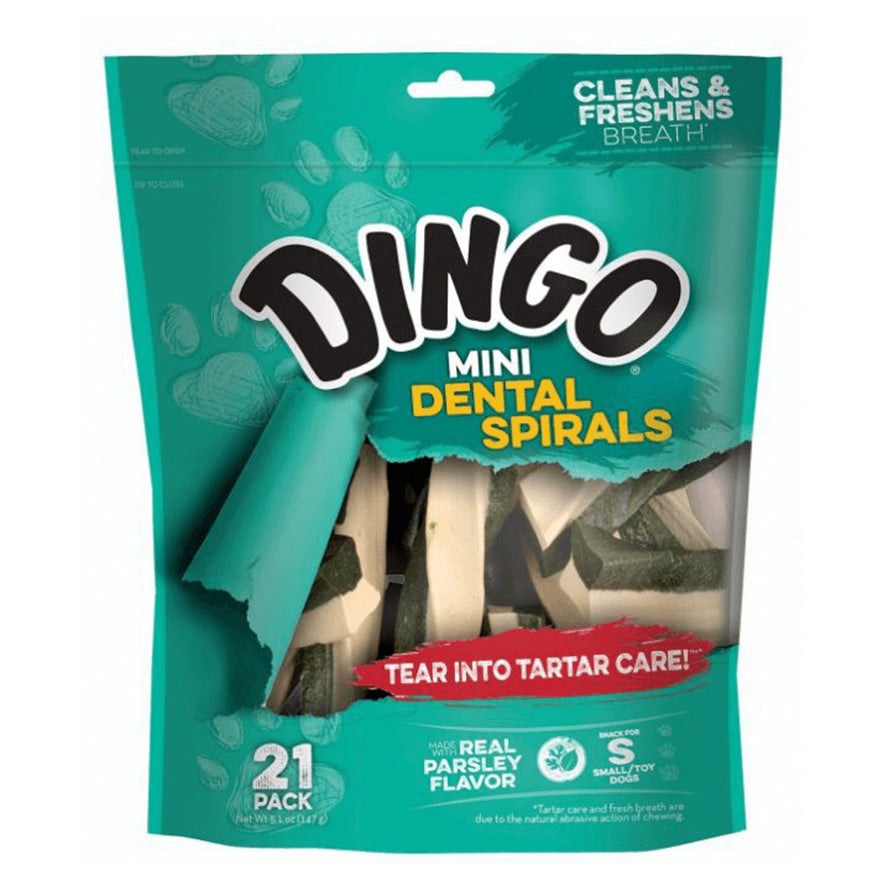 Dingo Dental Care Spirals Dog Treats 147g