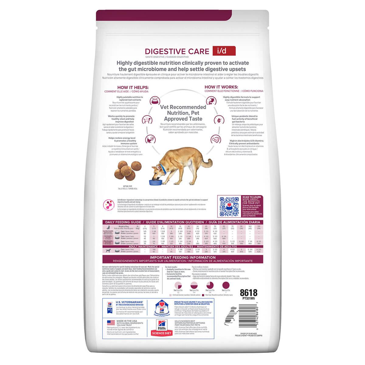 Hill's Prescription Diet I/D Digestive Dry Dog Food