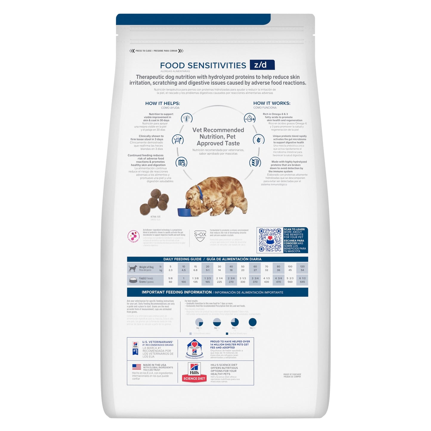 Hill's Prescription Diet Z/D Food Sensitivities Dry Dog Food