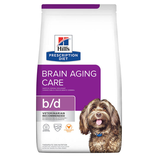 Hill's Prescription Diet B/D Brain Ageing Care Dry Dog Food 7.89kg