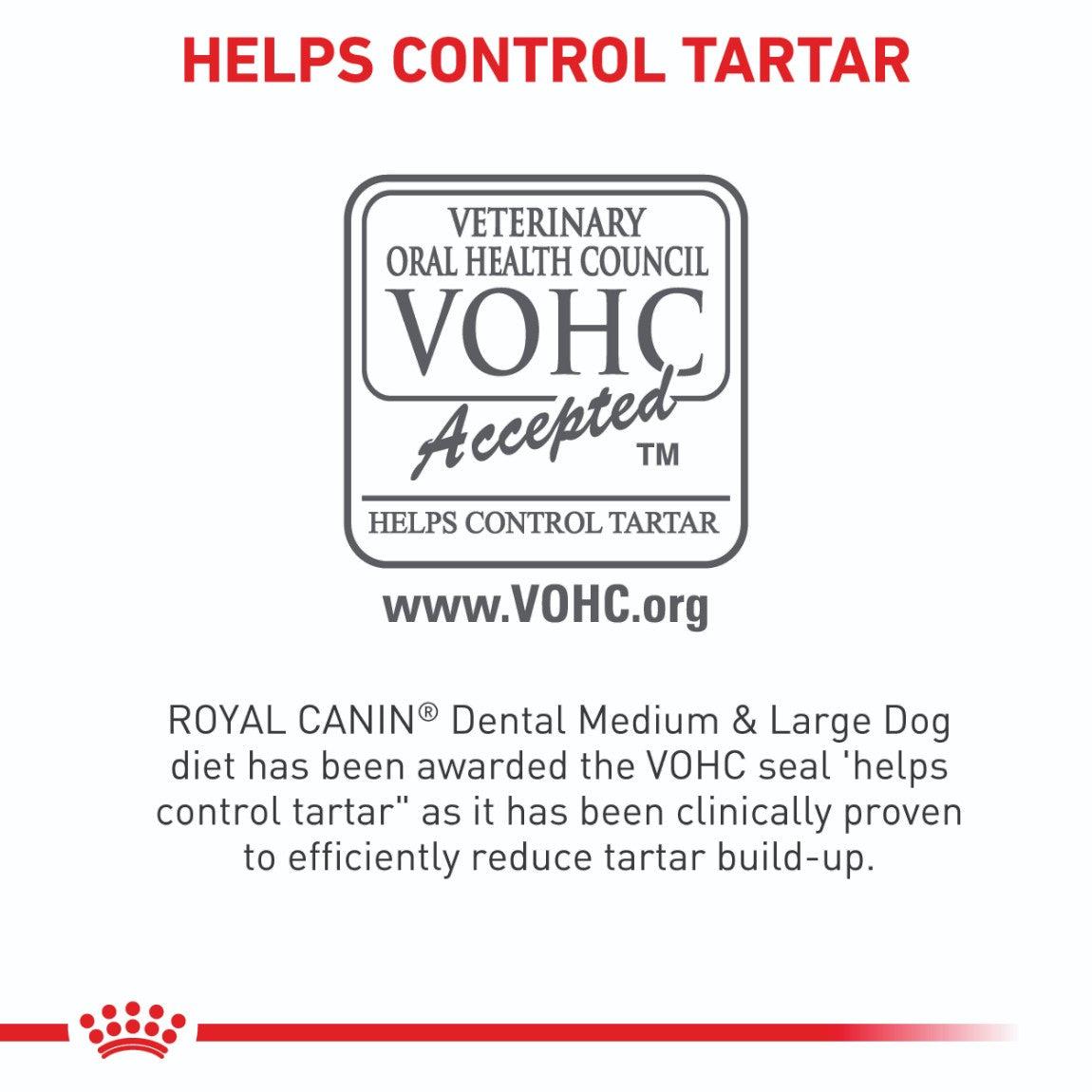 Royal Canin VET Dental Medium & Large Adult Dry Dog Food