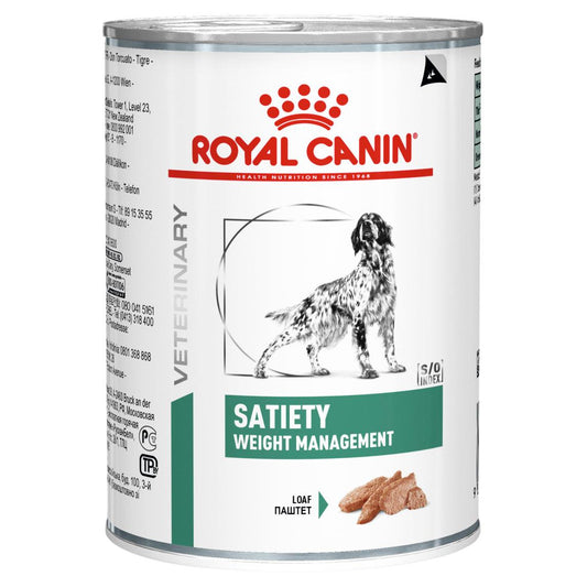 ROYAL CANIN VETERINARY DIET Satiety Adult Wet Dog Food Cans 410G