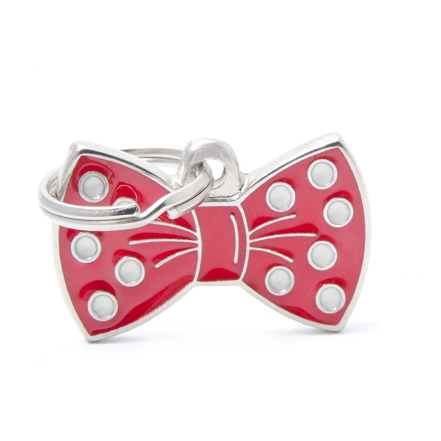 My Family Charm Red Bow