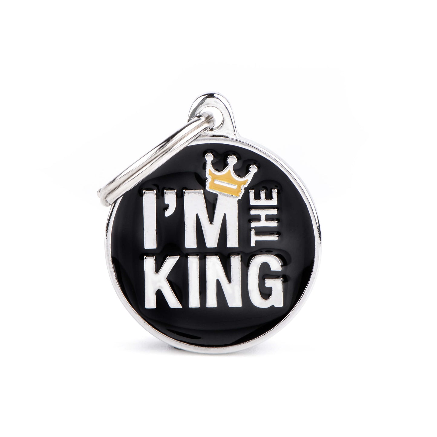 My Family King Charm Tag