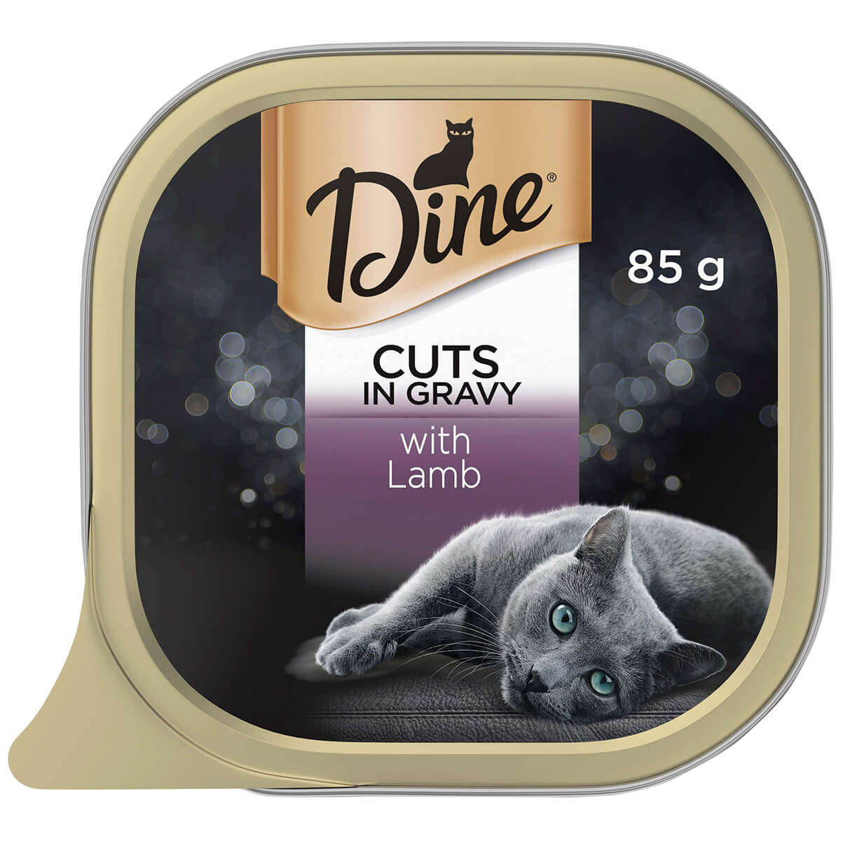 Dine Daily Variety Lamb Cuts In Gravy Wet Cat Food Tray 85g