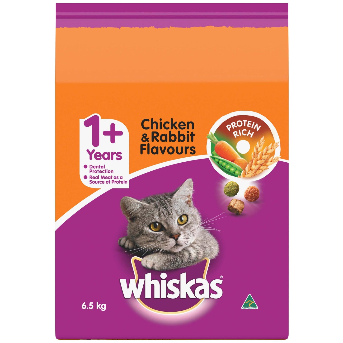 Whiskas Chicken and Rabbit - 6.5kg