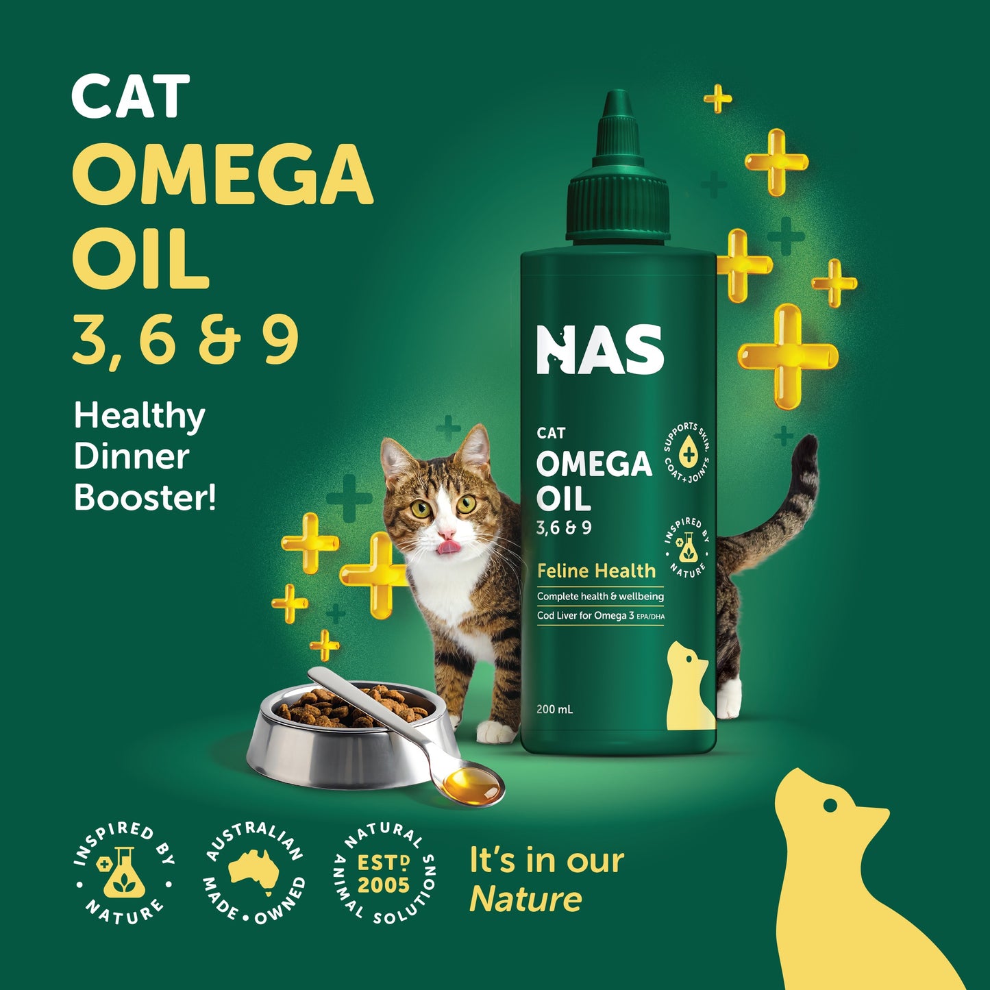 NAS Omega 3 6 & 9 Oil for Cats